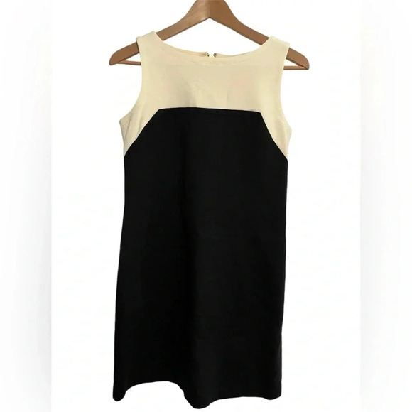 Micheal Kors cream  and black sleeveless dress size 4 - Picture 1 of 6